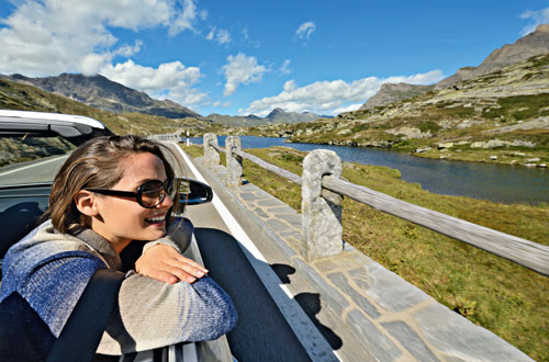 San Bernardino Pass Laghetto Moesola