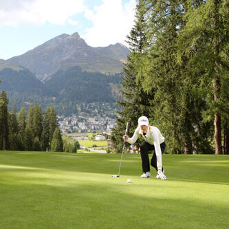 Golf Davos 16th hole