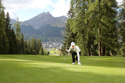 Golf Davos 16th hole