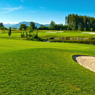 Golf Sempach panoramic view